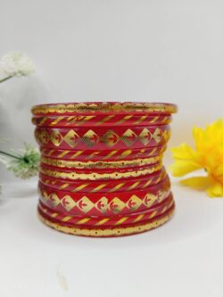 Dhalu Chuda (light green,Red, Yellow,orange)
