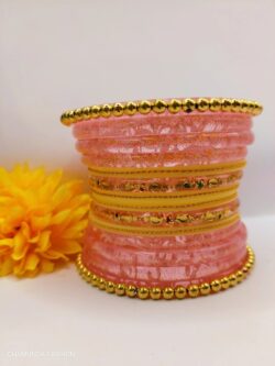 Dhalu Chuda (pink,maroon,light blue)