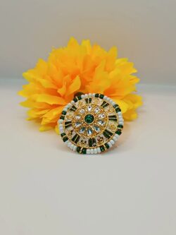 Jodha Ring
(Maroon,dark green)Free size