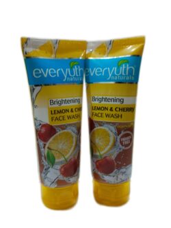 (pack of 2) ever yuth lemon & cherry face wash (50×2=100ml)