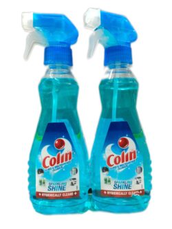 (250×2= 500ml)Colin glass & multi surface sparkling shine (pack of 2)