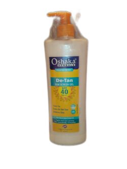 (500ml) oshaka de-tan sun screen gel SPF 40 PA+++ body lotion