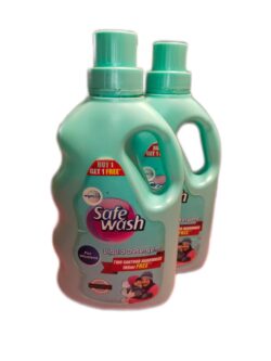 (1×2=2kg) safe wash liquid detergent (pack of 2)