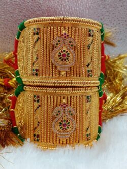 Bajuband golden & multi color