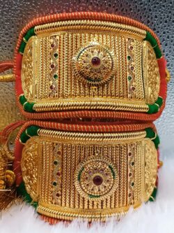 bajuband golden &multi color