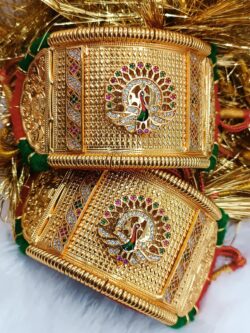 Bajuband golden &multi color