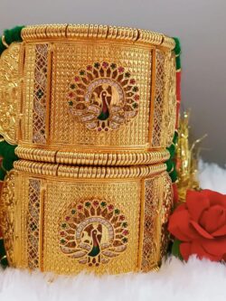 Bajuband golden &multi color