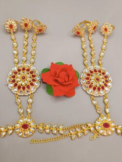 hathphool maharoon color