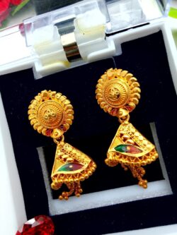 1gram gold plated jhumki 53716
