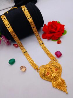 1gram gold plated mangalsutra 54652