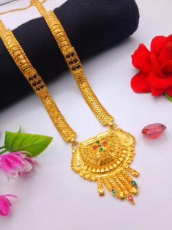 1gram gold plated mangalsutra 54645