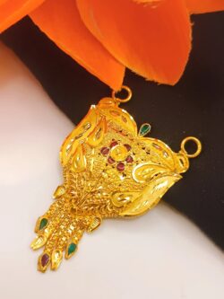 1gram gold plated pendant 55765