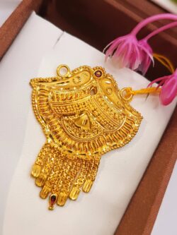 1gram gold plated pendant 55598