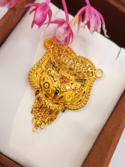 1gram gold plated pendant 55796