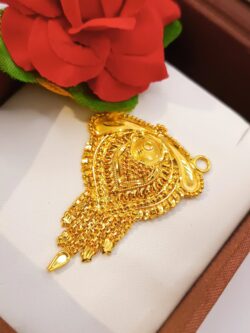 1gram gold plated pendant 55642