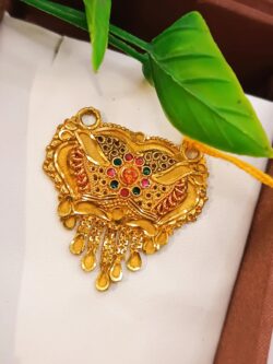 1gram gold plated pendant 55628