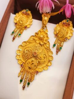 1gram gold plated pendant 55413