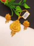 1gram gold plated pendant 55406
