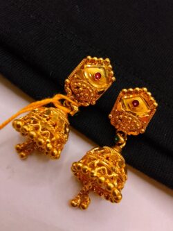 1gram gold plated earrings 56984
