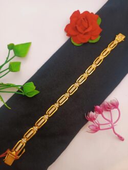 1gram gold plated bracelet 56076h