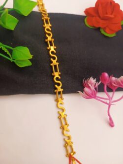 1gram gold plated bracelet 56045h