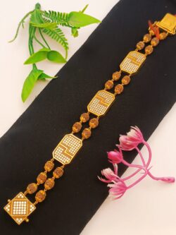 1gram gold plated bracelet 56083h