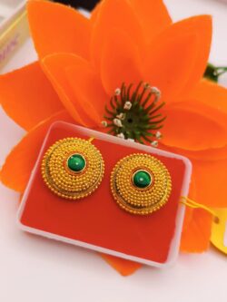 1gram gold plated earring 58322h