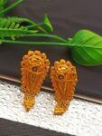 1gram gold plated earring 57806h